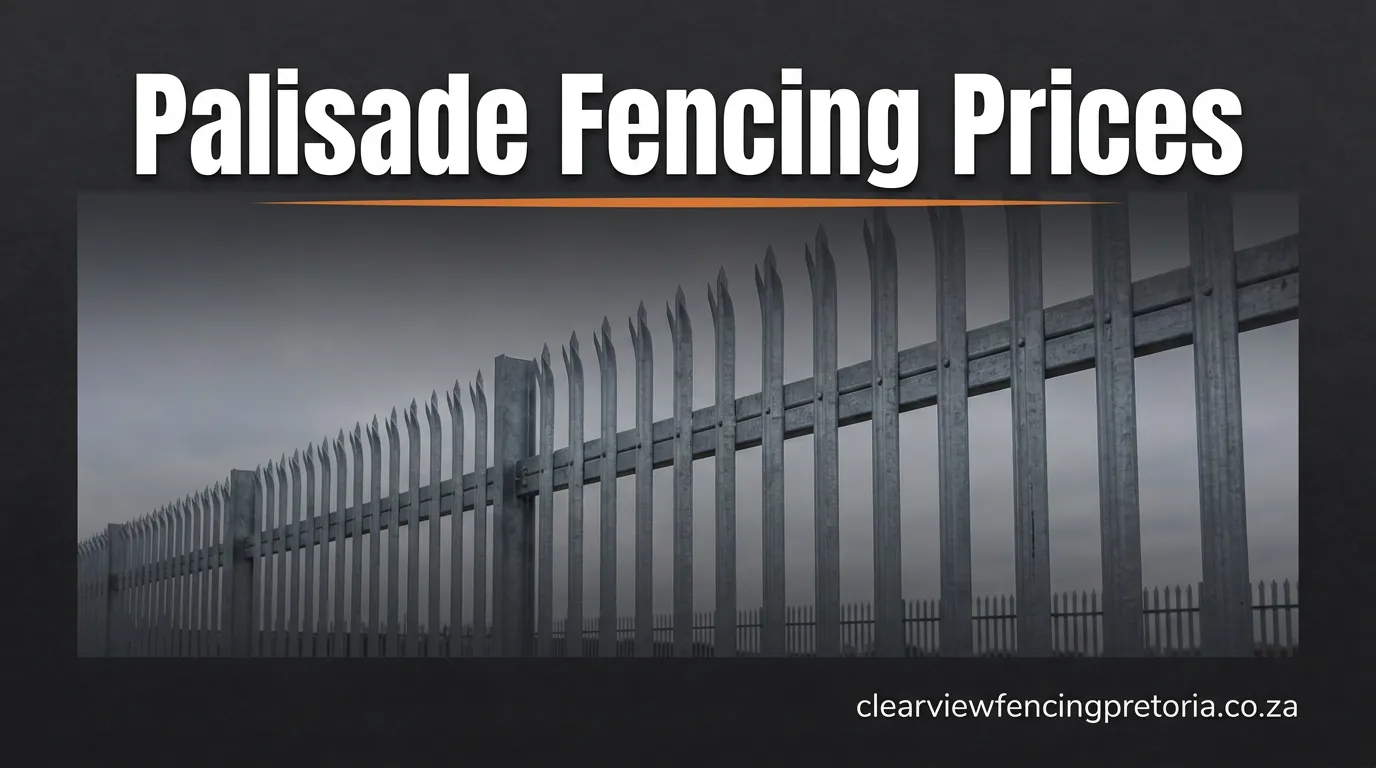 Palisade Fencing Prices in Pretoria (2026 Cost Guide)